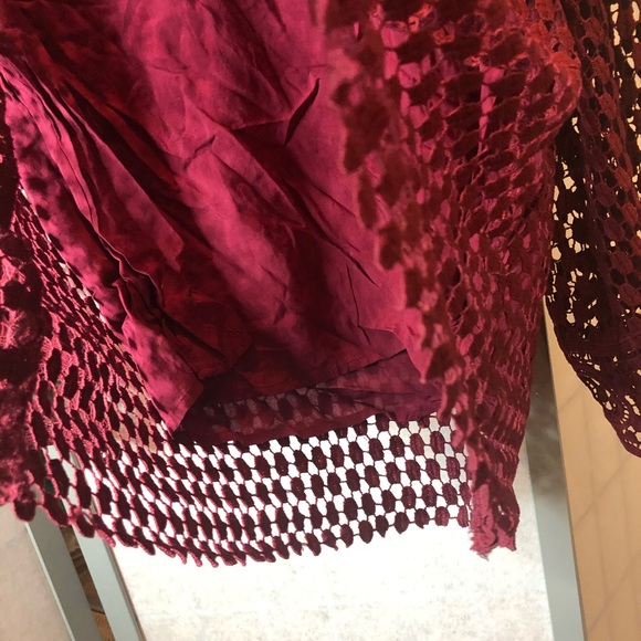 NWT Anthropologie VanessaVirginia Mauve Top - Picture 3 of 7